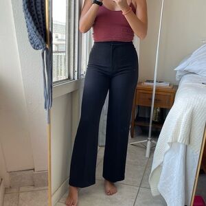 H&M Black Wide Leg Women's Pants